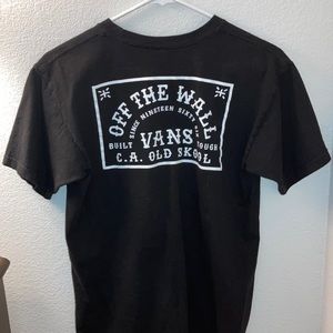 black vans old skool t-shirt
